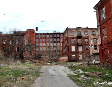Фабрика Красный Перекоп, Ярославль: руины мануфактуры